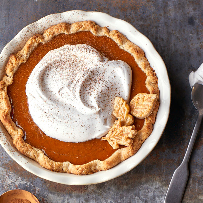 Take & Bake: Ultimate Bourbon Pumpkin Pie + Pie Dish